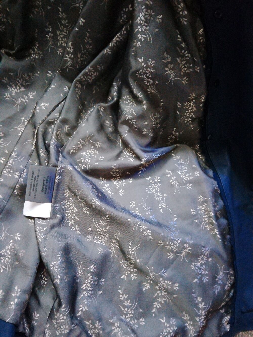 Wilsons Leather Women Blue Belted Genuine Leather Trench Coat Jacket Size XXL - Picture 9 of 16